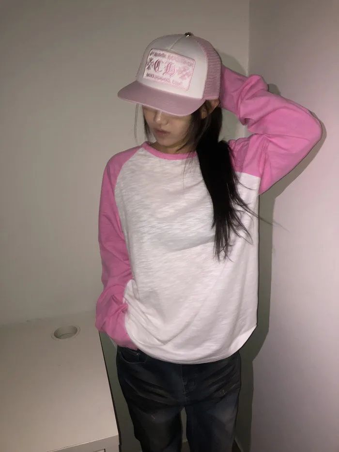 Let's Pink Raglan Tee