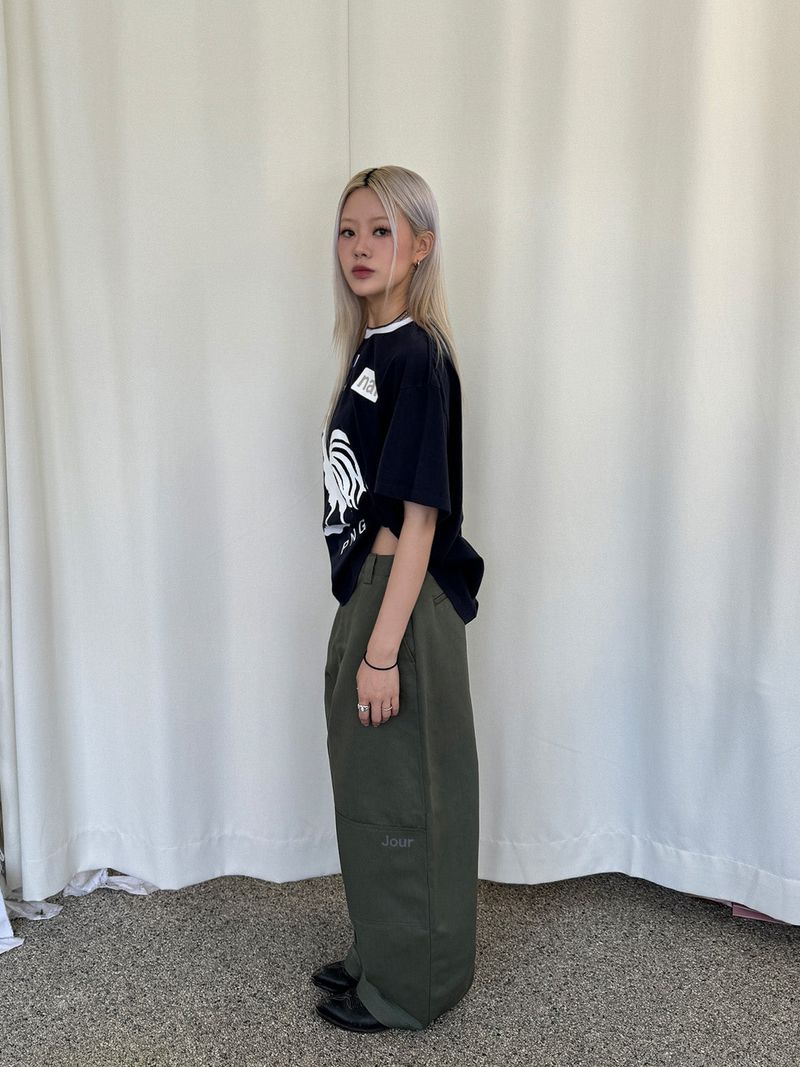 JOURNAL DOUBLE KNEE PANTS - OLIVE