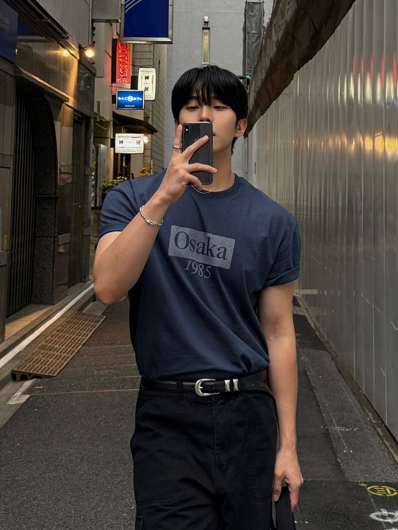 Osaka crop short sleeve t-shirt