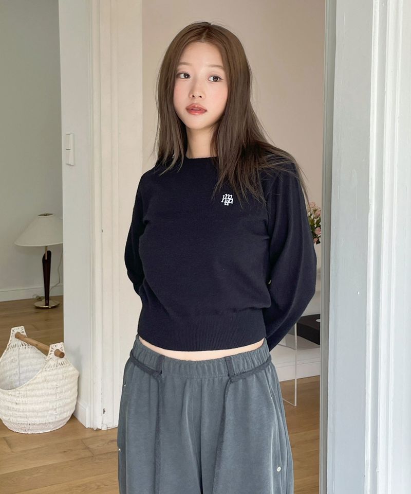 STITCH LOGO BASIC KNIT