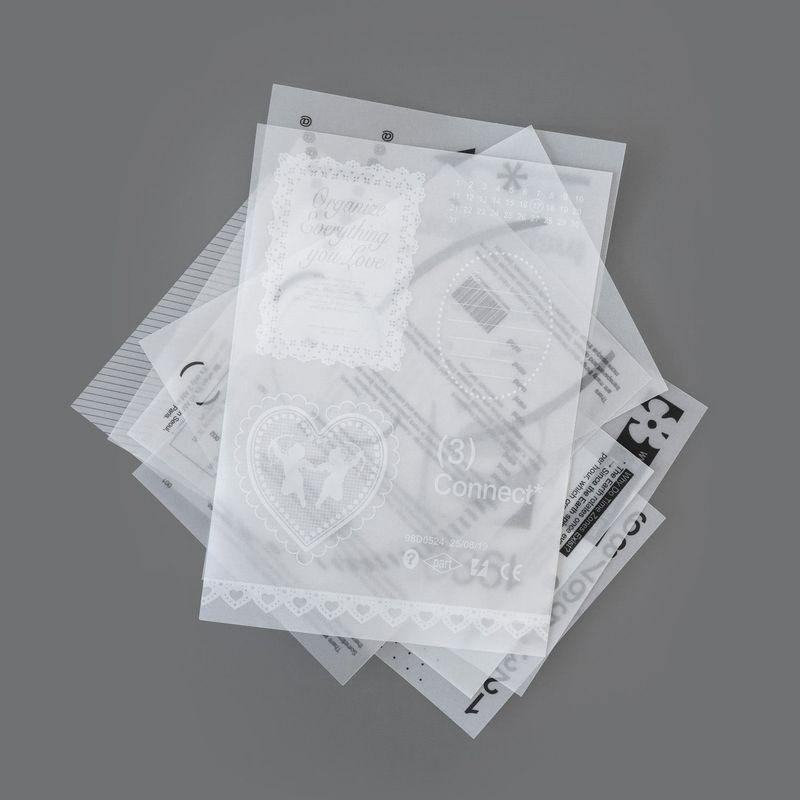 oab clear pack / scrap sticker set