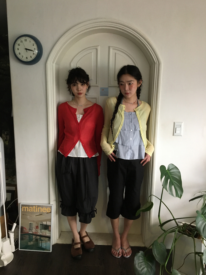 Neige frill harem pants (2color)