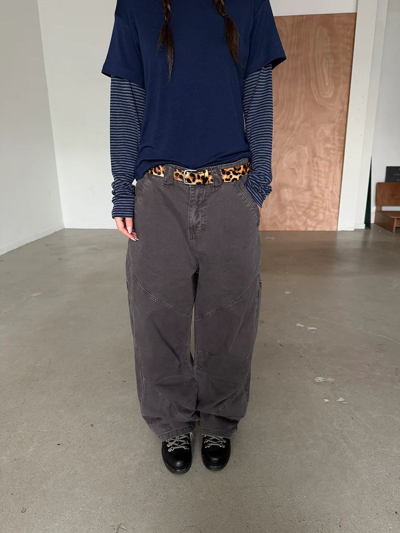 diagonal line pants