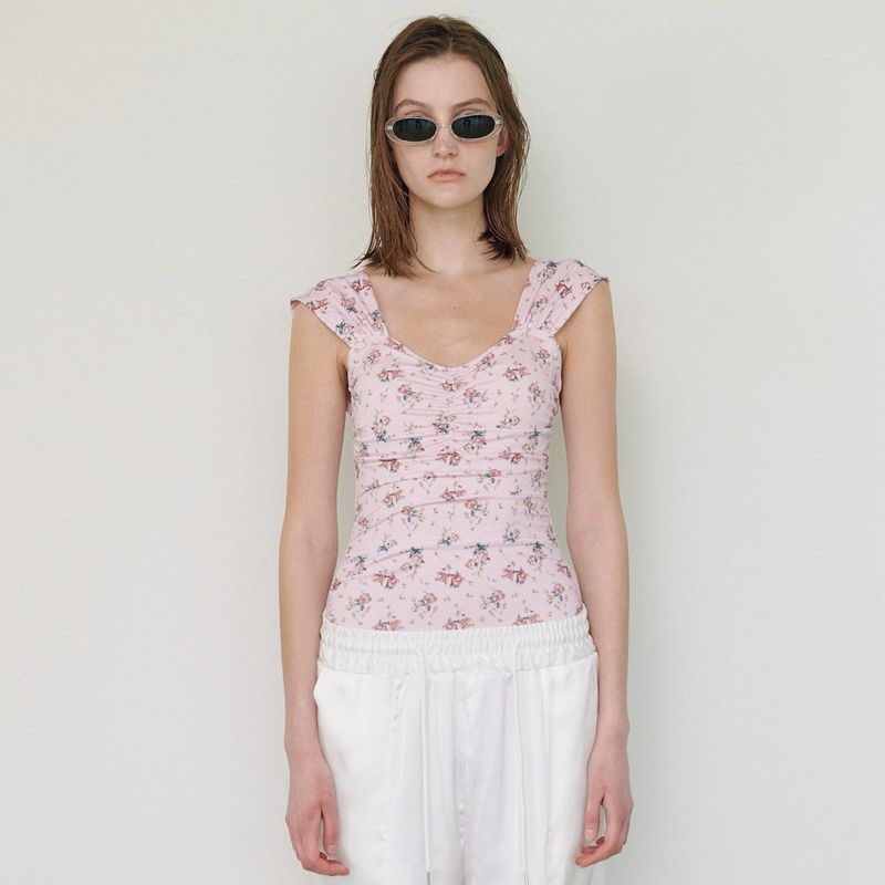 MOIFAIRE（モイフェア）の「 FLOWER SWIMSUIT, PINK（Swimwear）」