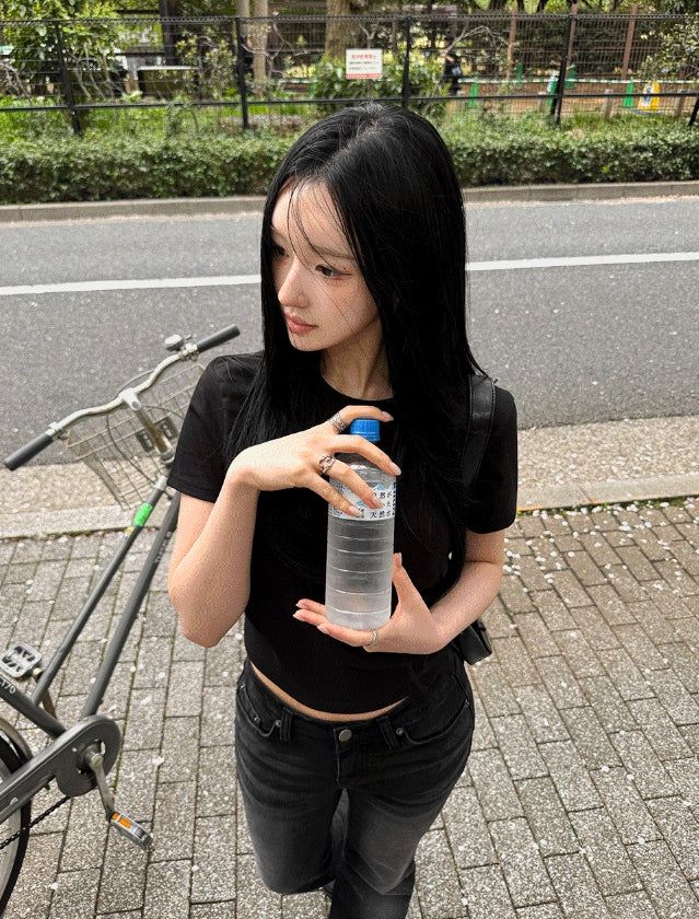 26SS★ TOKYO Crop Basic Tee