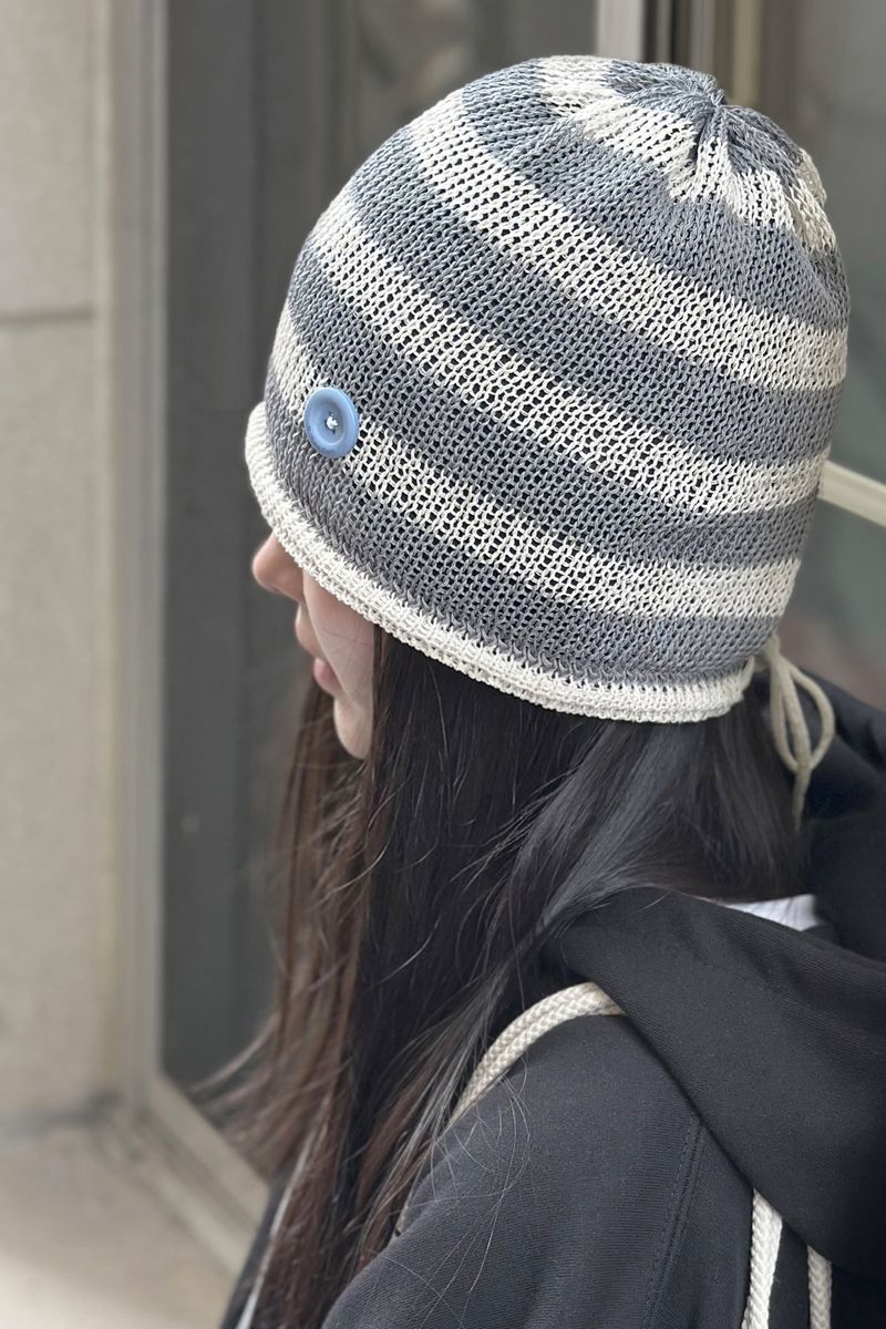 P:ReinSein（レインセイン）の「ST button beanie black sesame（Hats）」