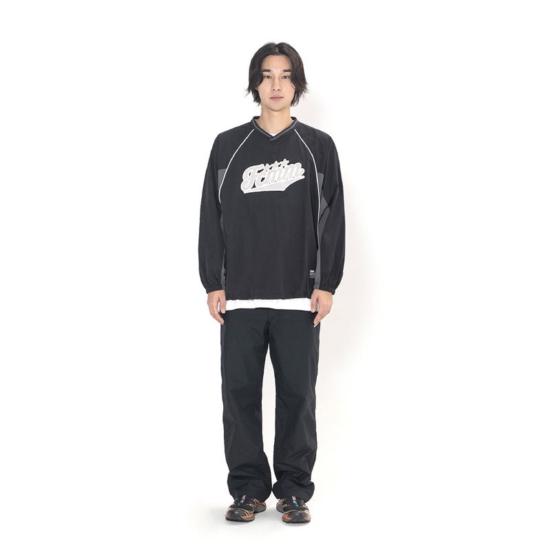 Triple Star Nylon Pullover - Black
