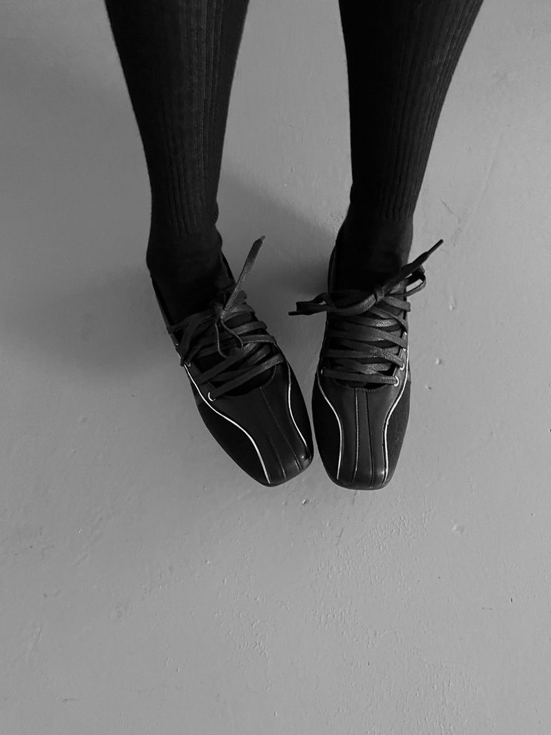 track flat shoes(2 color)