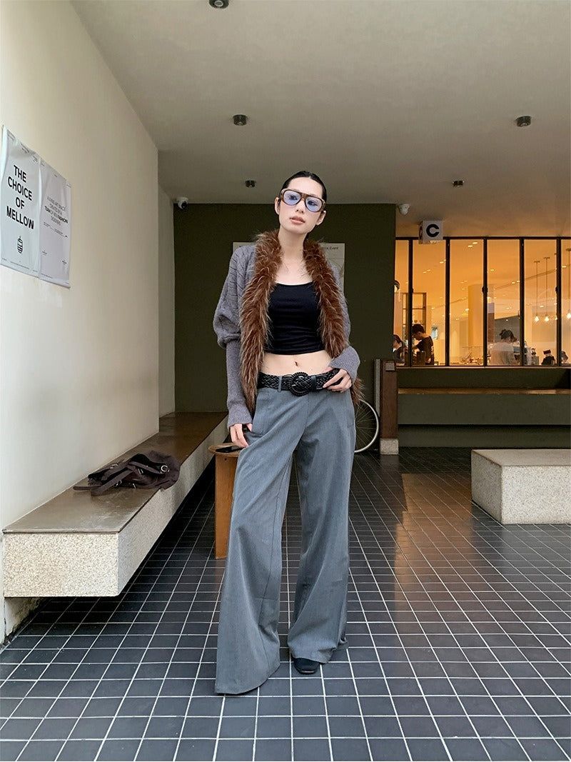 dereborujo（ドレボルゾー）の「Lowway Gray Long Flared Pants（Pants）」