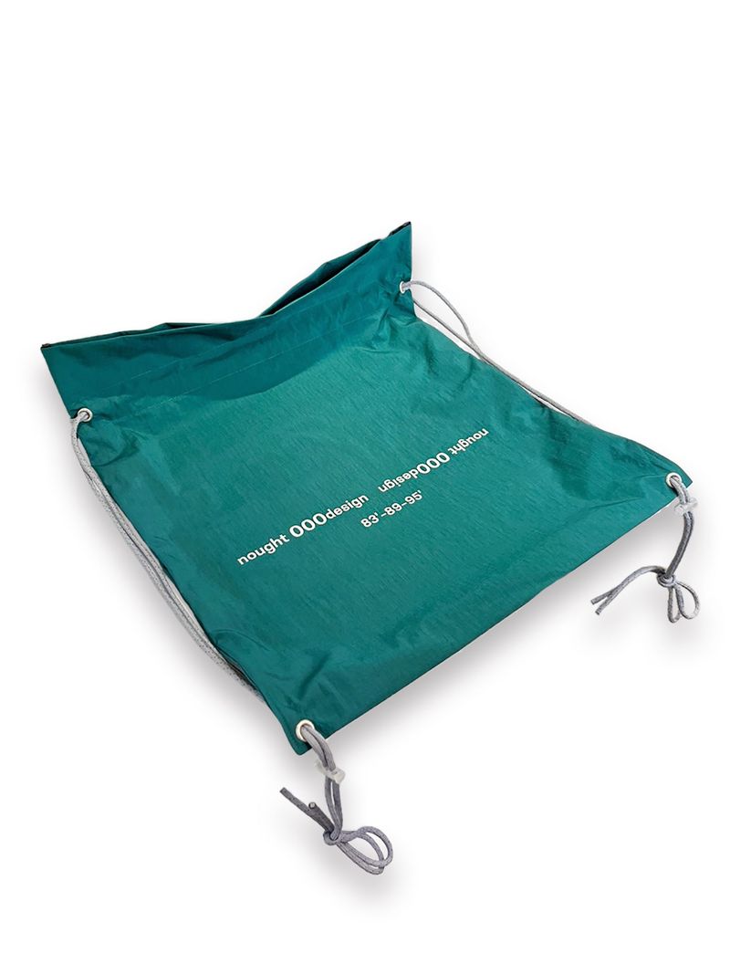 Reverse Logo Gym Sack / Peacock Green