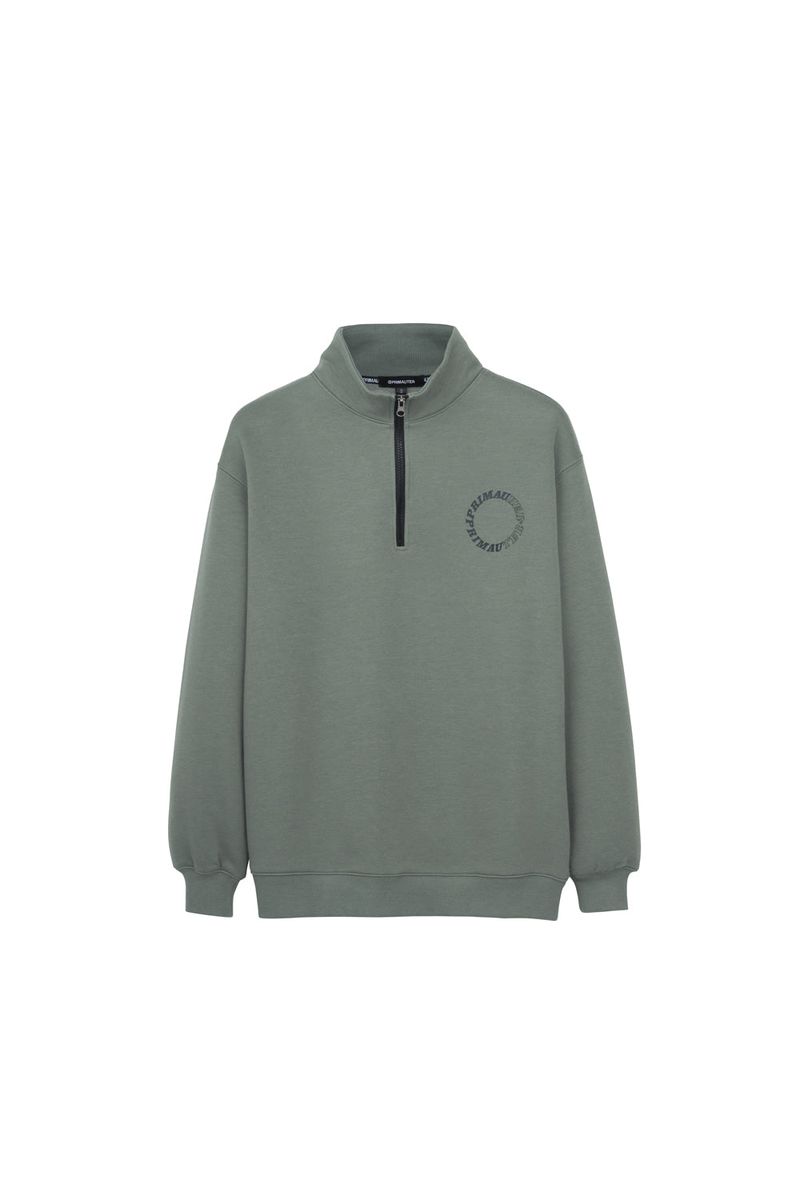 Round Hurter Crewneck Half Zip-Up
