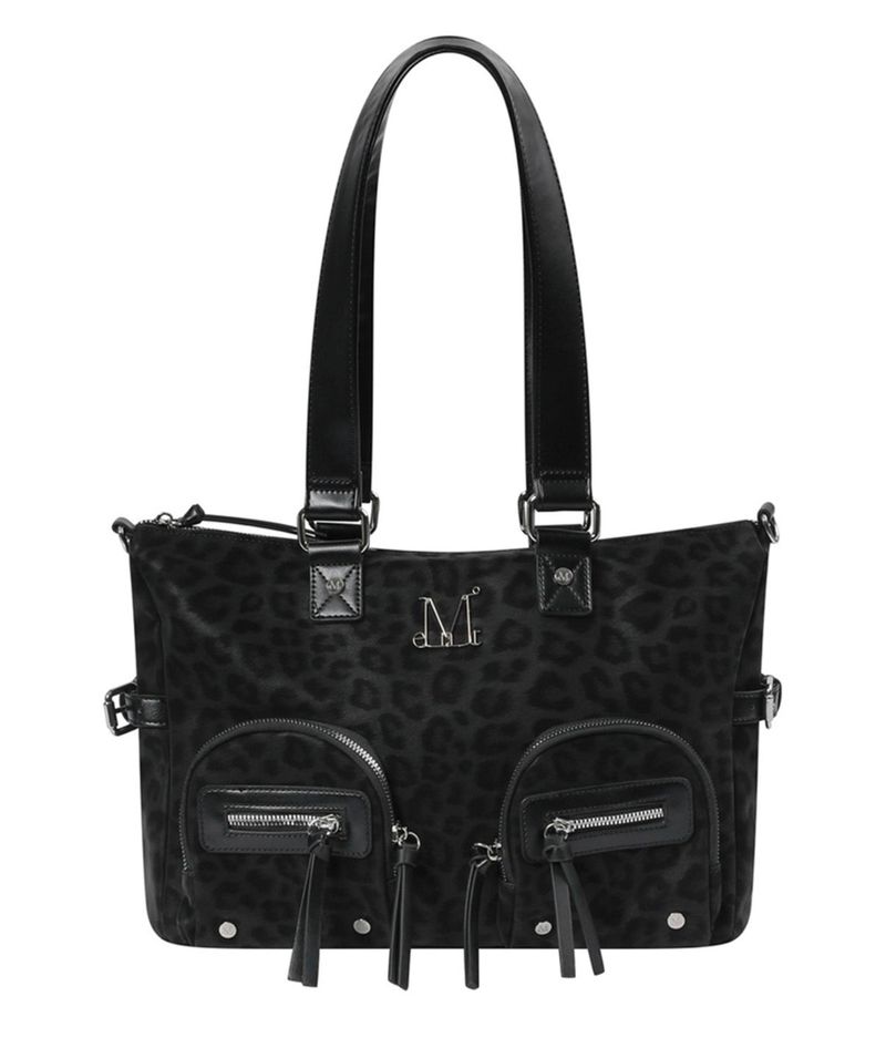 MUCENT（ムセント）の「ROZAN LEOPARD METAL LOGO SHOULDER BAG UNISEX（Bags）」