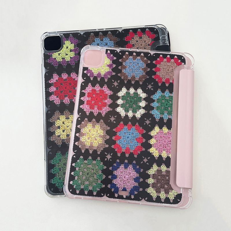 MOTIFS iPAD CASE - D - BLACK