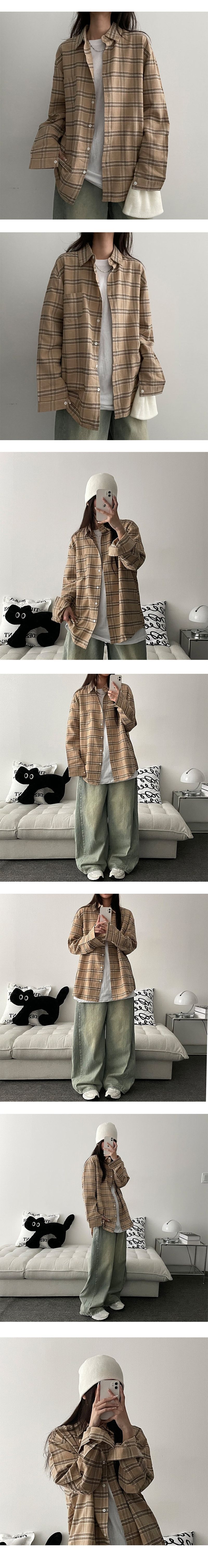 [Self-made] Jeff Checkered Shirt