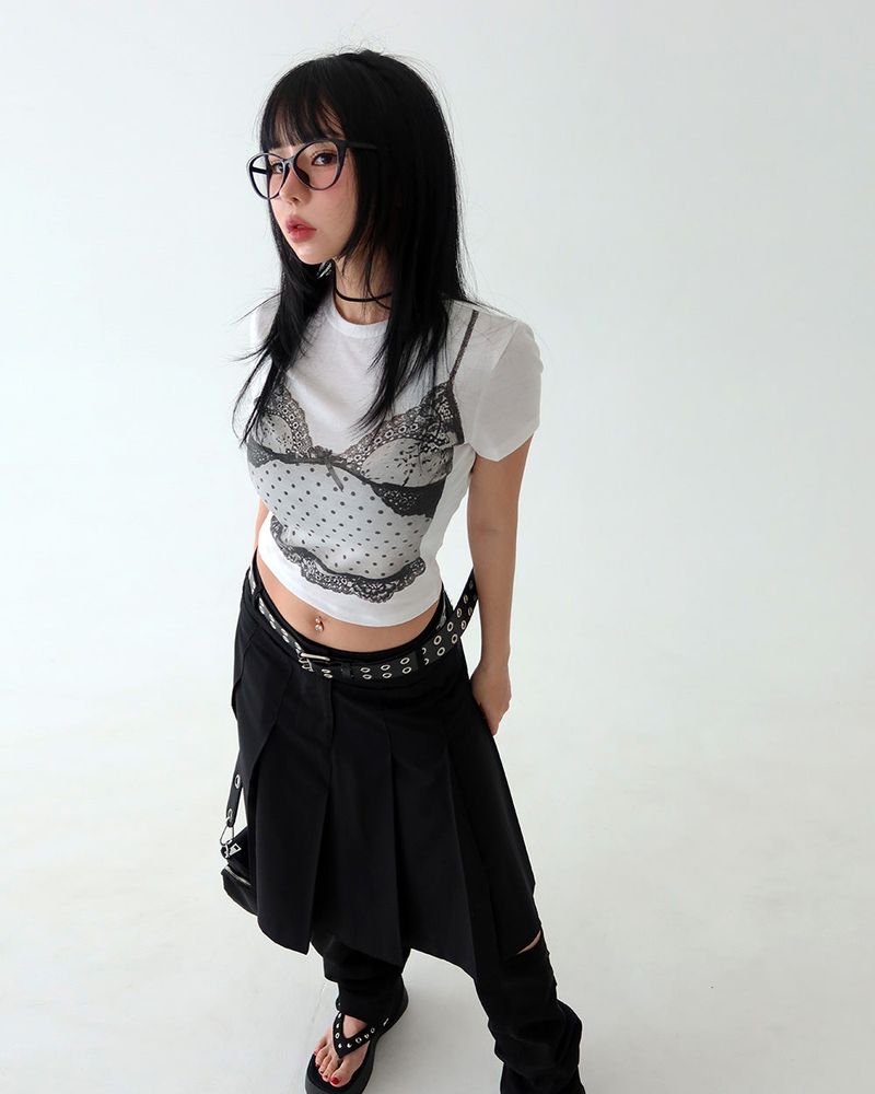 Meet pleats pleated midi skirt