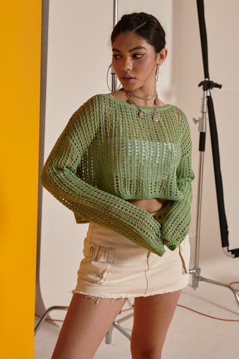 GATELESS（ゲートレス）の「PIECE KNIT（Tops）」