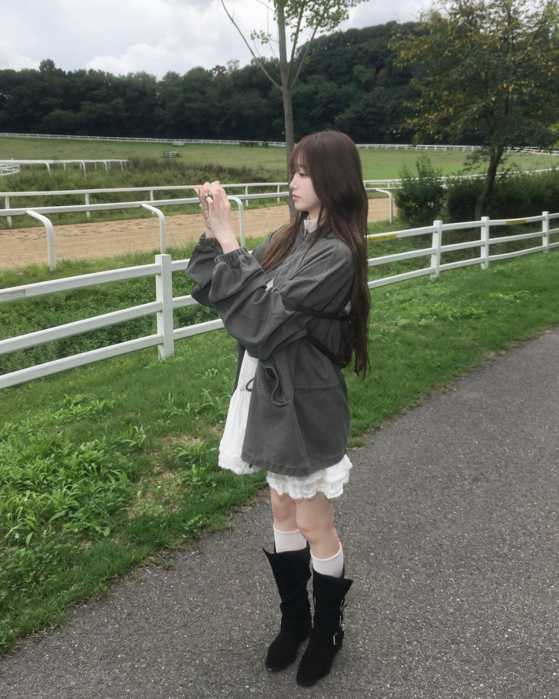 Washing short pigment jacket