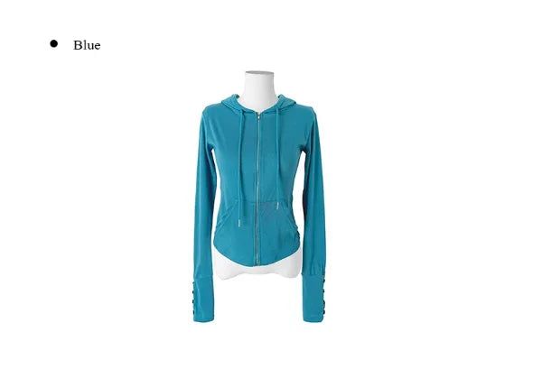 Coa Slim-Fit Button Hood Zip-Up