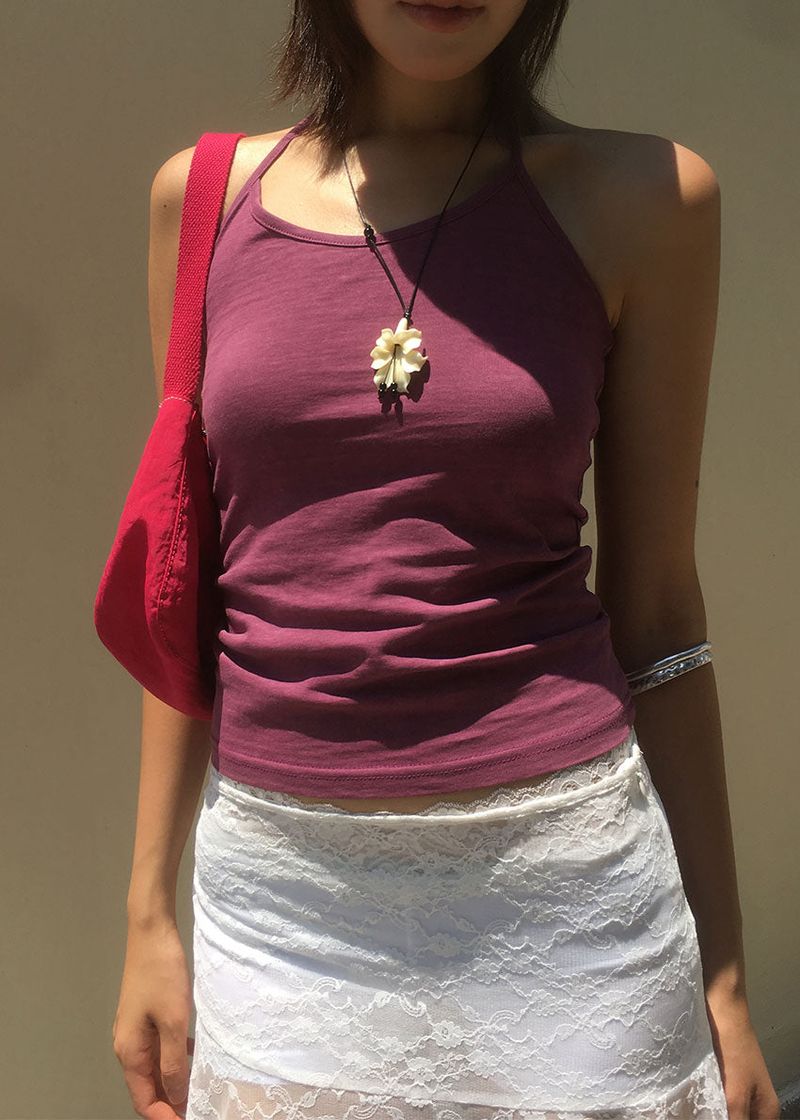 eon(イオエン)の「PIGMENT HALTER SLEEVELESS(Tops)」