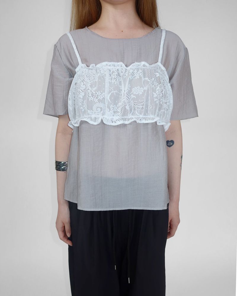 NUPHLO(ニューフロー)の「(SET) DEAR LACE BUSTIER BLOUSE(Tops)」