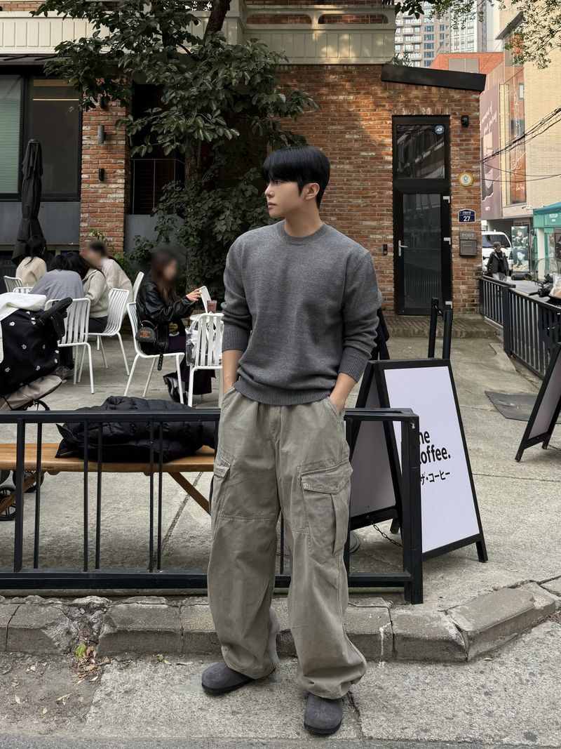 Mata stone washing cargo pants