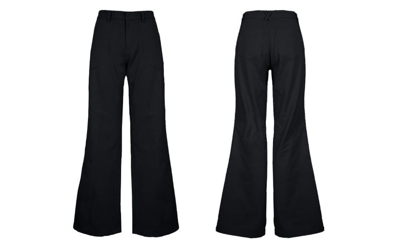 FRONT POCKET FLARE PANTS