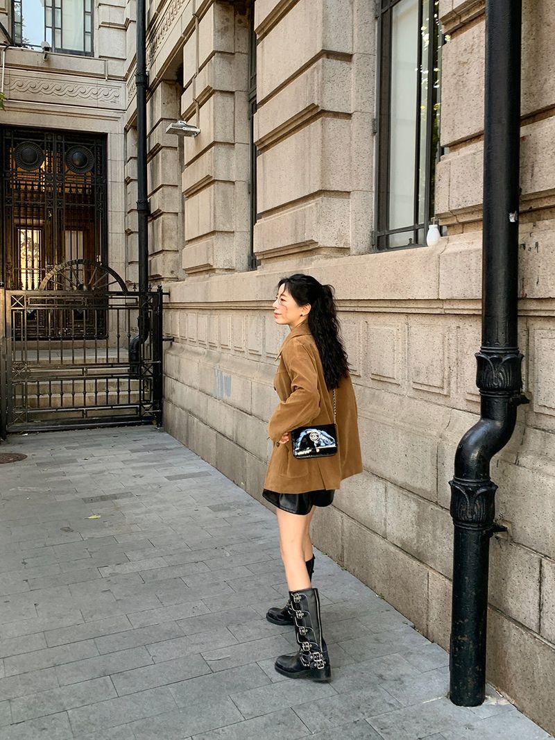 [MADE] Le Elle Leather Shorts