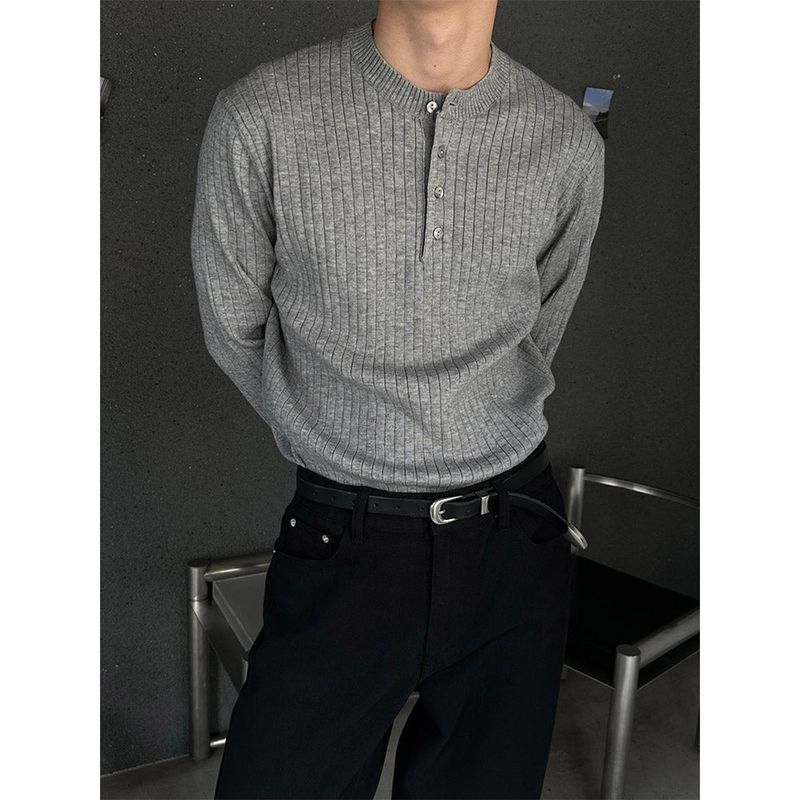 LAURANT（ロラン）の「[F/W] Cash golgi henry neck knit(5color)（Tops）」