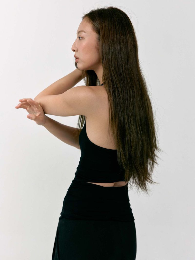 Urban Halterneck Tank Top (Black)