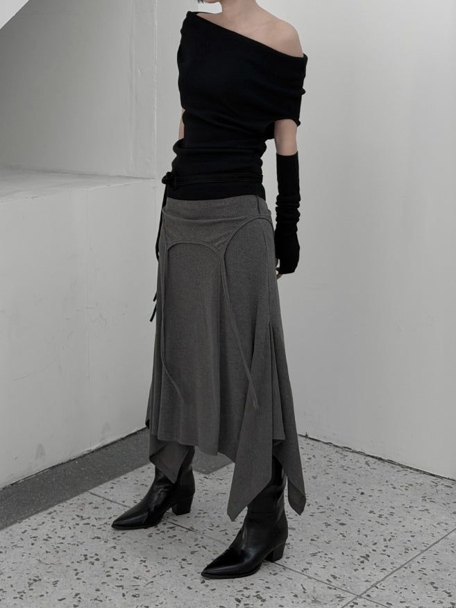 Oan Two-Way Unbalanced Flare One-Piece