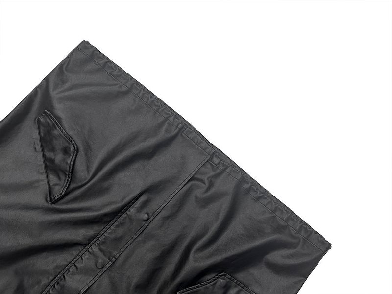 Pheno Washed Leather Parka
