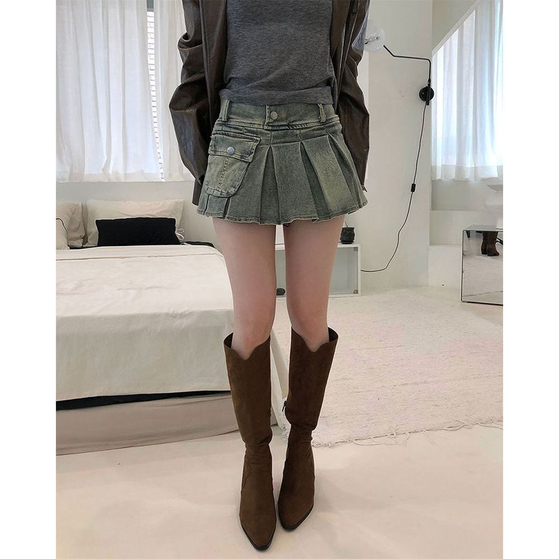 DEEP SWAY（ディープ スウェイ）の「One-pocket Pleats Skirt （Skirts）」