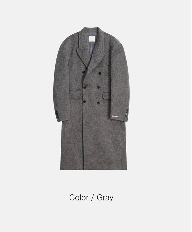 [F/W] Handmade mohair double long coat(3color)