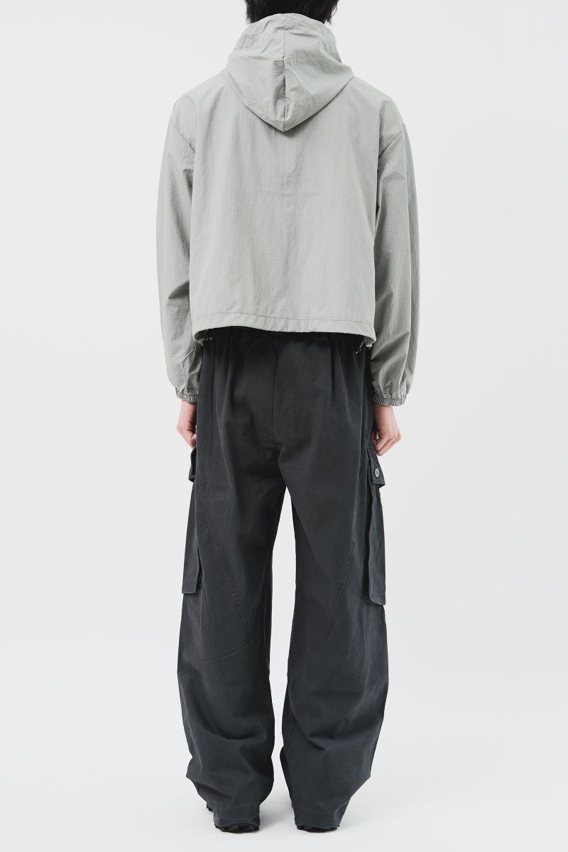 Square Cropped Hooded Jacket (5color)