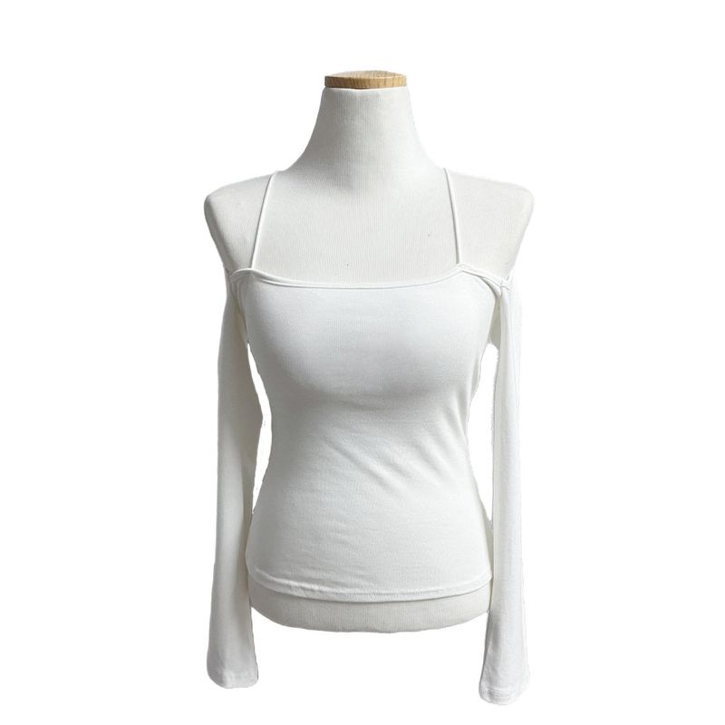 Lia Inner-Cap Off Shoulder Strap Top