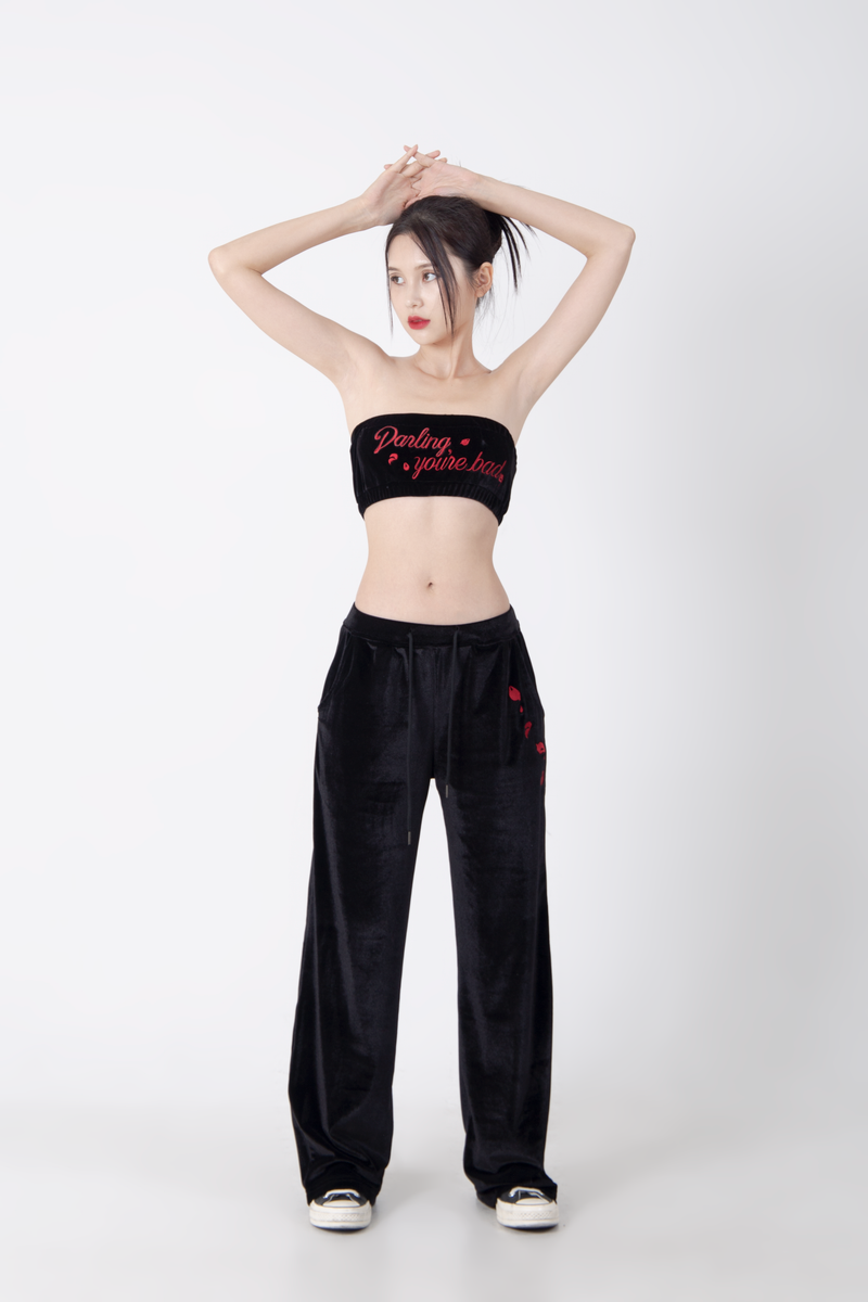  DARLING, YOUR SWEATPANTS ! #VELVET BLACK