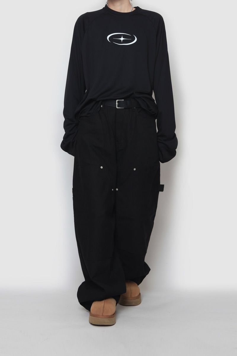 Flame Canvas Wide Pants