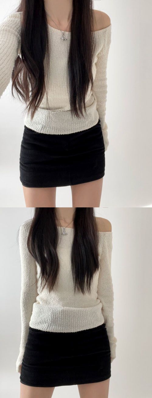 Powder Buckle Warmer knit(3 colors)