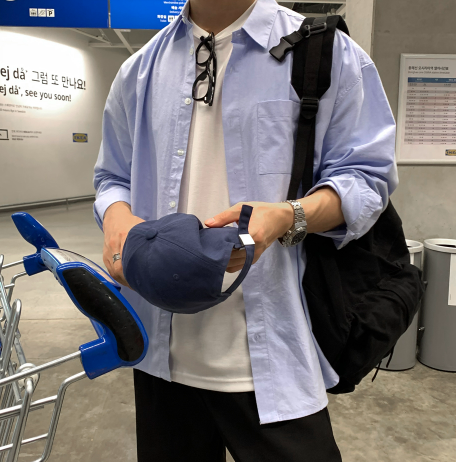 Logane Basic Oxford Overfit Shirt