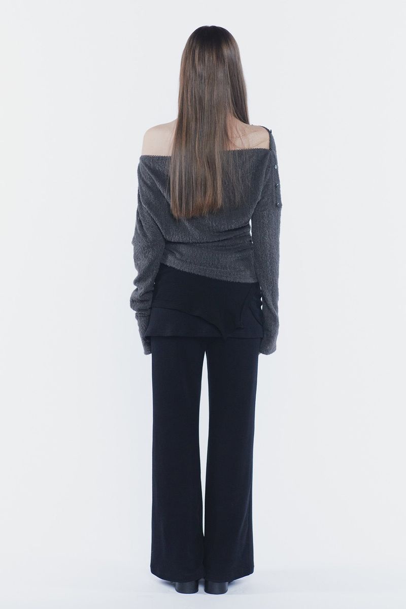 RUBY HOOK LAYERED PANTS black