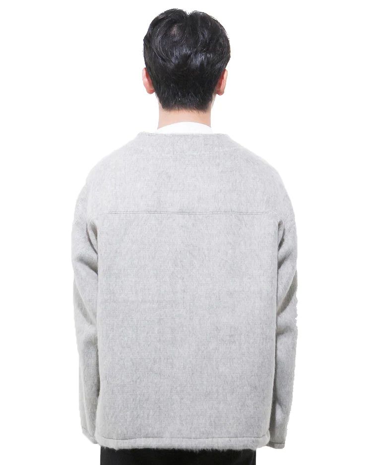 モヘアカーディガンジャケット-GRAY (送料込)- WooStore