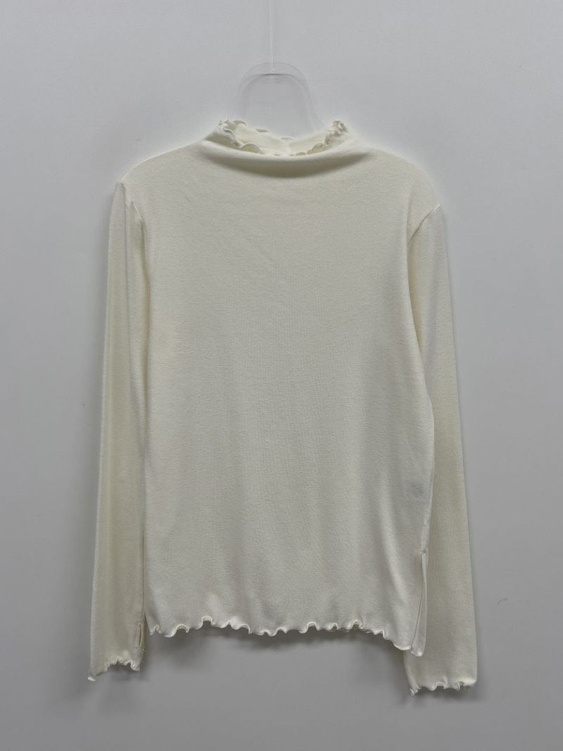 [Brushed Lining] Wave Warmer Turtleneck T-Shirt