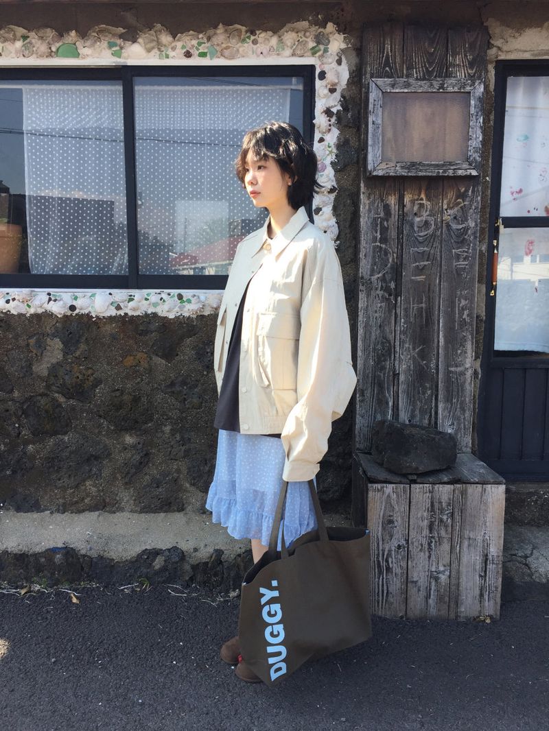 Flow String Midi Skirt (2color)