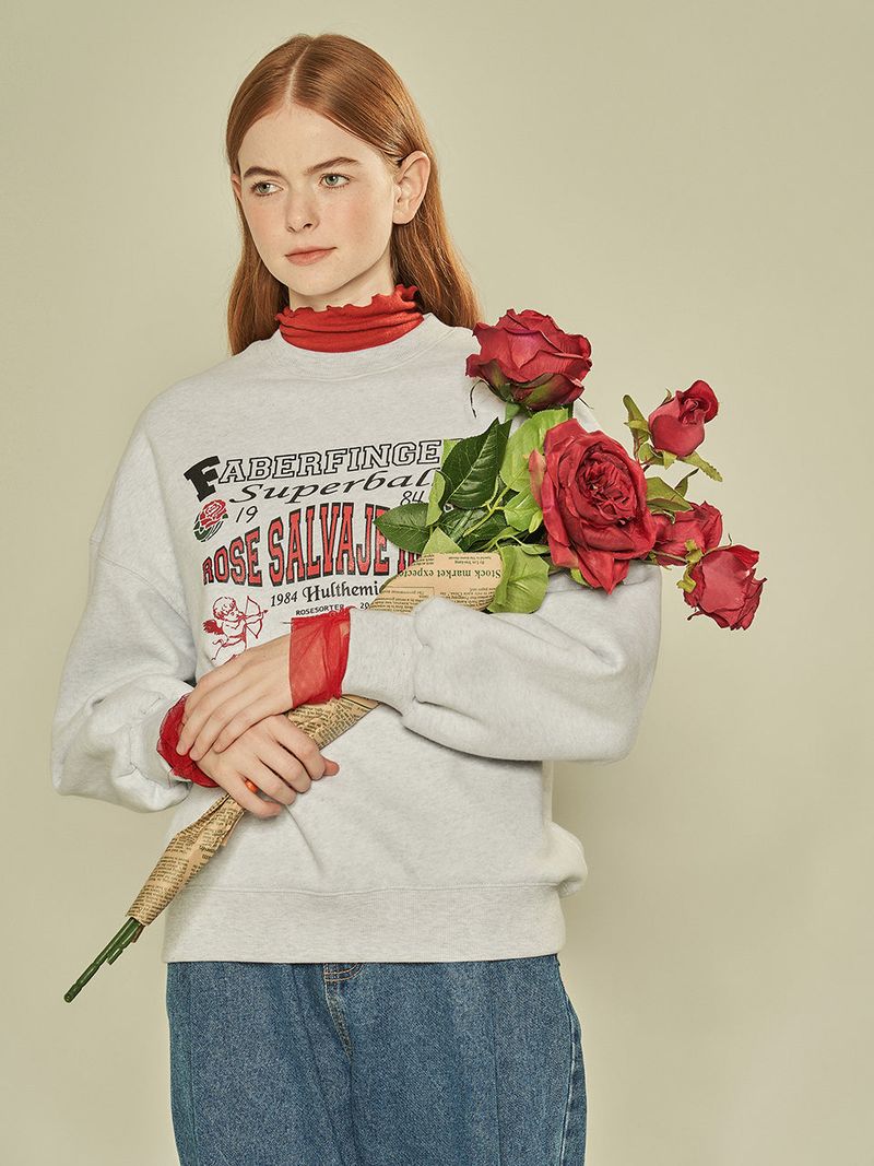 Superball Lettering Sweatshirt (Melange)