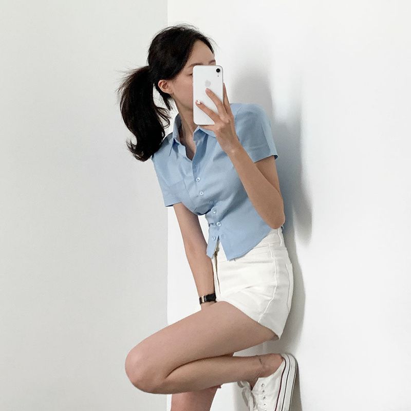 BEIDELLI（ベイデリー）の「テンションスリムフィットショートスリーブリネンシャツ / [Bellide made] Tension Slim Fit Short Sleeve Linen Shirt（Tops）」