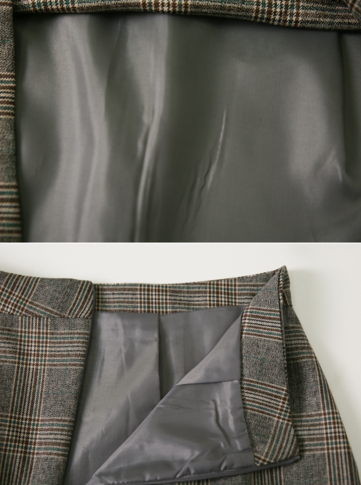 Classic Check Mini A-Line Skirt (2color)