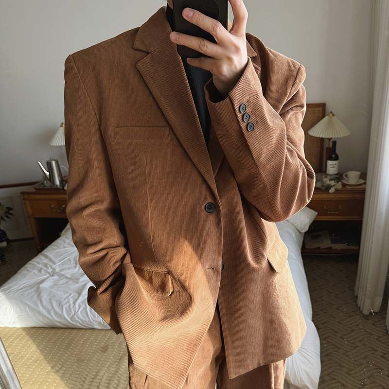 ASCLO Mer Corduroy Loose Fit Jacket (4color)