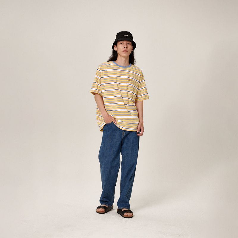 Dazzy Stripe T-Shirt Yellow