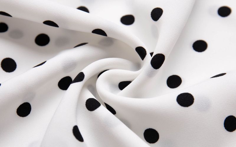 dot halter-neck sleeveless V-neck long dress