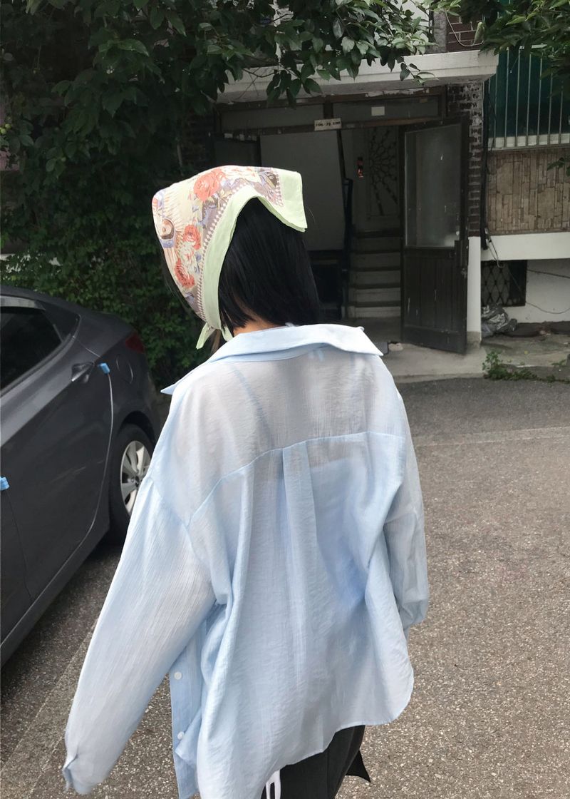 AIRY SHEER SHIRT